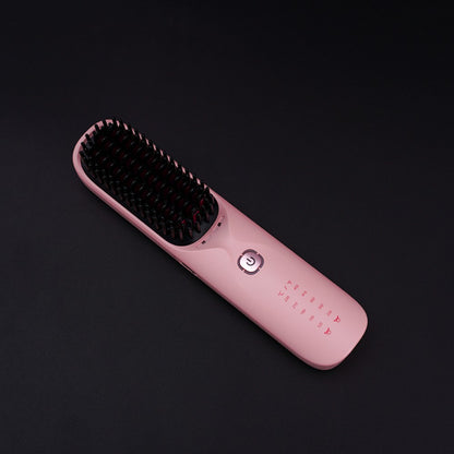 Bopcal Pocket Pro kabelloses Haarglätterbürste (Pink)